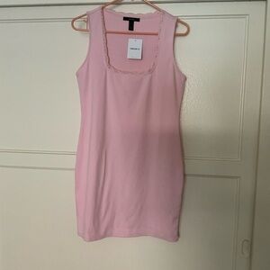 Forever 21 Pink Lace Trim Top